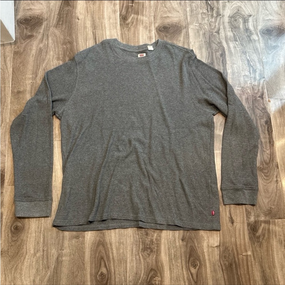 Levi’s Gray Long Sleeve Shirt Thermal